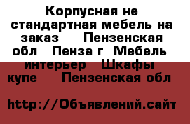 Корпусная не стандартная мебель на заказ.  - Пензенская обл., Пенза г. Мебель, интерьер » Шкафы, купе   . Пензенская обл.
